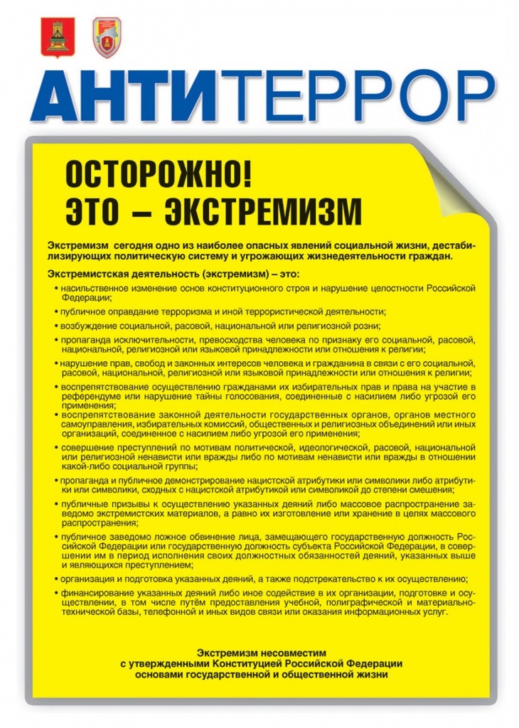 Контрольная работа по теме Правила поведения населения при угрозе совершения террористического акта